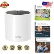 Seamless Dual-Band AX1500 Wi-Fi 6 Mesh System with Alexa Control & Security
