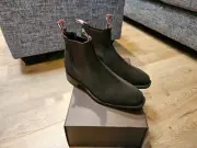 RM Williams Boots Comfort Craftsman Chocolate Suede NEW RRP $649 B543S.08FGCP07+