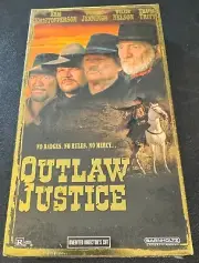 Outlaw Justice (VHS, 1999)- Kris Kristofferson, Willie Nelson - Western - Sealed