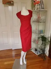 Gorgeous "STOP STARING" Love WIGGLE DRESS IN SIZE 10 US (Fits To Size 12 )