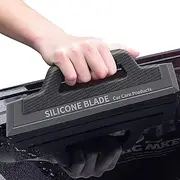 Windshield Squeegee - Auto Squeegee | Streak-Proof Non-Scratch Scrubber for Solar Panel Skylight Home Exterior High-Rise Glass Commercial Mirror RV Boat