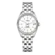 TITONI瑞士梅花錶 宇宙系列機械女錶(828 S-606)-白面鋼帶/33.5mm
