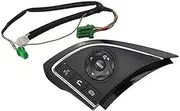 Pexorin Car Cruise Control Button, for Mitsubishi, for Outlander 3, for Xpander, for ASX, for Trito 2015 2016 2017 Car Control Switch Steering Wheel Audio Volume Button Car Steering Wheel Switch Kit(B
