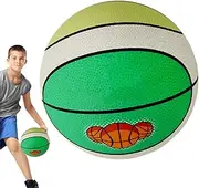 Quiet Basketball, Foam Basketball, Shock Absorption Sponge Ball for Age 3-12 Foam Toy for Practice School Apartment Home Bedroom Carpet Wood Floor Team