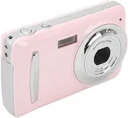 Gernie 16MP 1080P Kids Camera, Pink, Compact Digital Camera with 16X Digital Zoom, Auto Focus, Multi Axis Stabilization