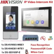 Hikvision Ultra Video Intercom Kit DS-KV9503-WBE1 Door Station Face Recognition