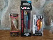 3 NEW fishing Lures EXCALIBUR, SEBILE AND 13 FISHING