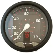 NEW OEM Ultraflex Uflex Analog Speedometer Gauge KNOTS/KM 12V Black #63203W