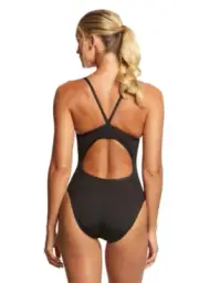 NWT Speedo 6 Endurance+ Solid Flyback Training SwimSuit 1PC 110381