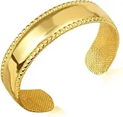 [Claddagh Gold] 10K and 14K Gold Polished Trendy Toe Ring Available in Yellow, Rose, White and Sterling Silver
