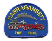 Narragansett Fire Department Patch Rhode Island RI