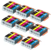 40PK CMYK Ink Cartridge Combo for Cannon PGI-250XL CLI-251XL MG5520 MG6420 MX922