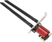 Dual BT4.2 Antenna WiFi Adapter with Stable Signal for 7 8 10 11 System, 1200MBPS PCIE Network Card for Starting Desktop