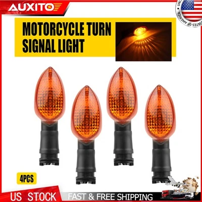 4X LED Flush Mount Lamp Turn Signal Indicator Light Fit For YZF R1 R6 R25 TMAX J