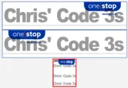 Code 3 Adhesive Vinyl Trailer Decals - One Stop - 1/50 1/64 1/76 1/148