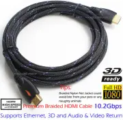 5M 15FT HDMI Cable/Cord/Lead v1.4 3D High Speed with Ethernet HEC Full HD 1080p