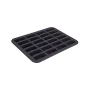 Daily Bake 24 Cup Silicone Mini Bar Pan 32.5x24.5cm Charcoal