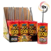 Full Box 12x Pack Foreign Candy Kandy Ka-Boom Sour Cherry Popping Candy | .56oz
