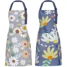 2 Pack aprons for Women with Pockets, Adjustable Cotton Aprons, Cute Apron Wo...