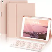 iPad 9th Gen Case with Detachable Bluetooth Keyboard - 10.2 Inch 2021