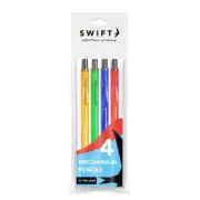 Mechanical Pencils 4/pk Set Propelling School Engineer Writin.