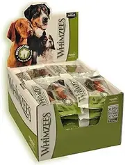 Whimzees Toothbrush Dental Care Dog Treat Wrapped Small 28 Pack