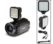 NEW LED Light Kit For Panasonic HC-WXF1 HC-VX1 HC-V800 HC-VX870 HC-W580