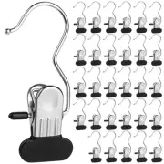 Clothes Pins 30-Pack Laundry Hook Hangers Clothes Hanger Clips for Closet Org...