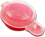 Microwave Egg Cooker | Breakfast Sandwich Eggs Cooking Utensils | Clear Nonstick Cook Tool for Omelets and Egg Muffins, Cooks in Just 1-