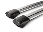 Yakima Rail Bar Silver Roof Rack Pair for Raised Rails S44Y - 8050203