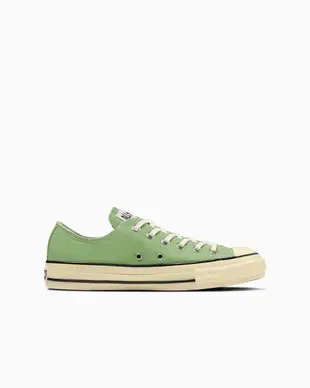 日本限定 Converse ALL STAR US AGEDCOLORS OX 低筒 亮面奶油黃 開心果綠/ 26.5 cm