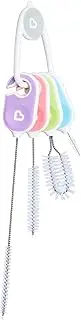 Munchkin Details Bottle Cleaning Brush, 4 Piece Set, Multicolour