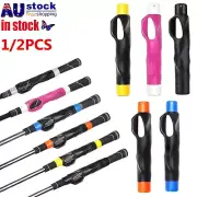 1/2pcs Golf Swing Grip Trainer Warm Up Training Aid Telescopic Club for Beginner