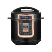 Healthy Choice 6L Electric Slow & Pressure Cooker (Black) 8 Programs, 1000W