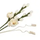 4 pcs Artificial Flower Buds Rattan Reed Sticks Fragrance Diffuser Replacement