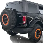 Broaddict 5X Bead Lock Wheel Trim Rings Kit Fit for 2021-2024 Ford Bronco Sasquatch Performance Orange