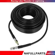 New 1/4" 100FT 5800PSI for Pressure Washer Hose Sewer Jetter Kit Power