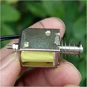 3/5/10pcs DC 12V 5mm 10mm Push Pull Type Open Frame 9mm Stroke Solenoid Electromagnet Boat Robot Car DIY Tool(3pcs,12(5mm))