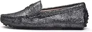 [ZIRIA] Shoes Women Leather Spring Flat Shoes Casual Loafers Slip On Women's Flats Shoes Lady Driving Shoes