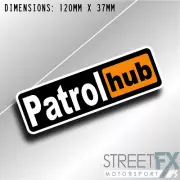 Patrol Hub Sticker Decal 4x4 4WD Camping Caravan Trade Truck Aussie Adventure