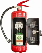New Models Fire Extinguisher Mini Bar Wine Box, Novelty Liquor Wine Cabinet Storage Boxes Fireman Men's Gifts Home Decoration