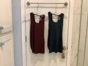 Bundle of 2 NWT ATHLETA Essence Tie Back Tank Tops Small Medium Free Shipping!