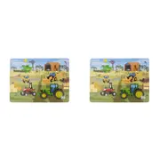 48pc Koala Dream Aussie Farm Vehicles Kids Educational Jigsaw Puzzle 18m+