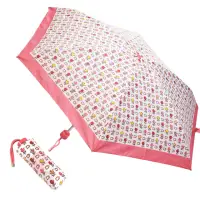 在飛比找momo購物網優惠-【COACH】花朵輕量型折疊晴雨傘-粉色