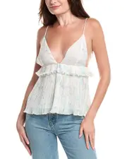 GANNI Georgette Top
