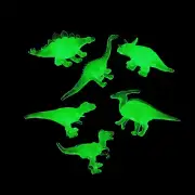 Glow-in-the-Dark Squishy Dinosaurs, Birthday, Toys, 12 Pieces