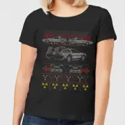 Back To The Future Back In Time for Christmas Women's T-Shirt - Black