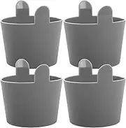 JEWEDECO 4pcs Silicone Egg Poacher Cups for Air Fryer Flexible Nonstick Egg Bite Molds Versatile Cooking Tool Steamed Cakes Puddings Dishwasher Safe