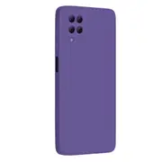 MCC For Samsung Galaxy A12 Soft Liquid Silicone Shockproof Case Cover A125 [Dark Purple]