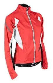 SUGOI RS Zero Firewall Jacket Womens Medium Cold Weather Cycling Wind Repel Red
